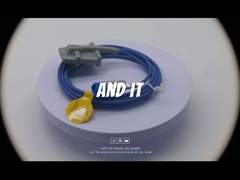 M1191BL SpO2-Sensor Weichschaltsensor für Patientenmonitor Erwachsene 3 Meter Länge