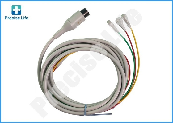Nihon Kohden BJ-753P ECG Patient Cable 6 leads One Piece ECG Cable With Snap