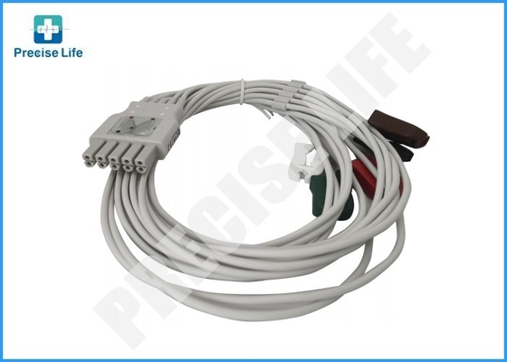Drager MP03414 EKG-Kabel 5-Lead-Doppel-Pin-Anschluss IEC2 Farbcode 1,5m